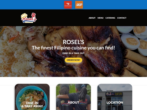 A cropped picture of the Rosel's Flavours For Life frontpage.